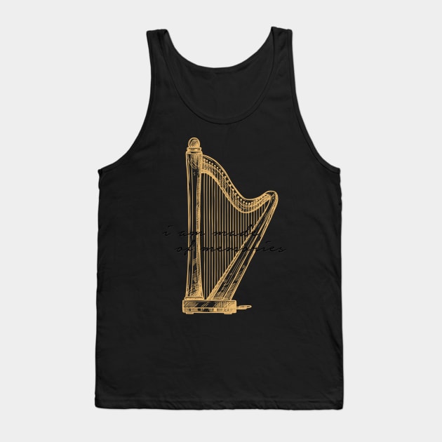 Song of Achilles Madeline Miller Book Novel Illustration Tank Top by heyvisuals